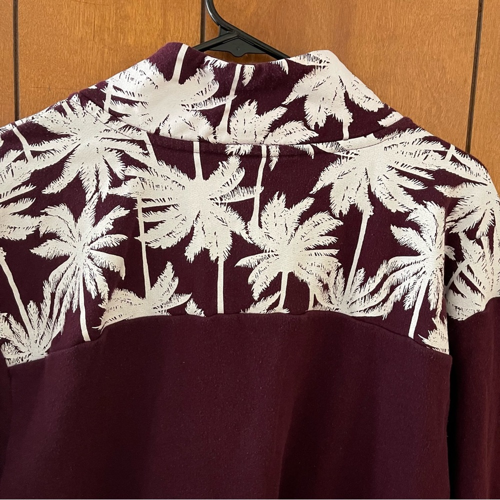 Rare PINK Victoria's Secret VS Palm LOGO Pullover Sweatshirt Top Large - Picture 8 of 8
